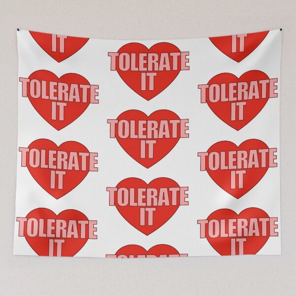 Item preview, Tolerate It Heart designed and sold by Chesley Design.
