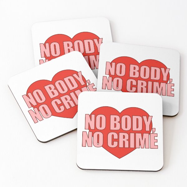 Item preview, No Body, No Crime Heart designed and sold by Chesley Design.