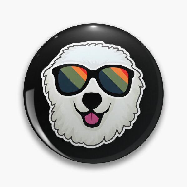 Item preview, Kuvasz in Cool Sunglasses designed and sold by CUTEDOGGIEZ.