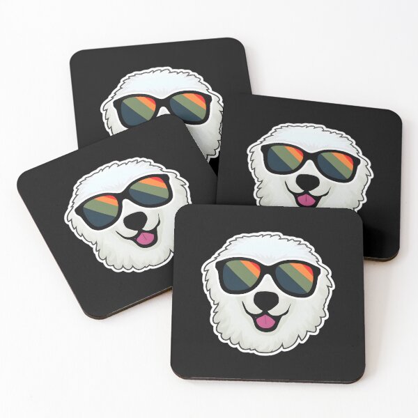 Item preview, Kuvasz in Cool Sunglasses designed and sold by CUTEDOGGIEZ.