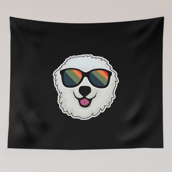 Item preview, Kuvasz in Cool Sunglasses designed and sold by CUTEDOGGIEZ.