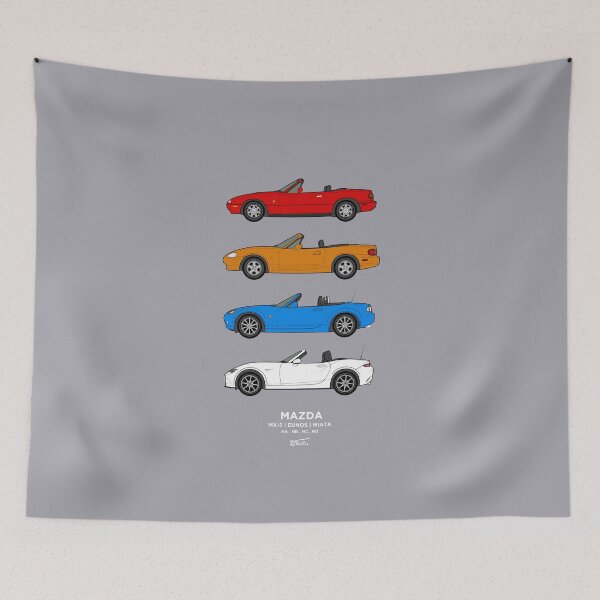 Item preview, MX-5 / Miata / Eunos Classic Car Collection  designed and sold by RJWautographics.