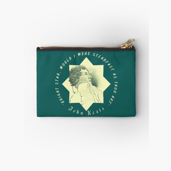 Item preview, John Keats portrait and quote: Bright star, would I were steadfast as thou art designed and sold by artbleed.