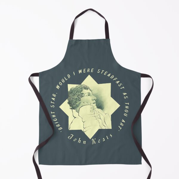 Item preview, John Keats portrait and quote: Bright star, would I were steadfast as thou art designed and sold by artbleed.