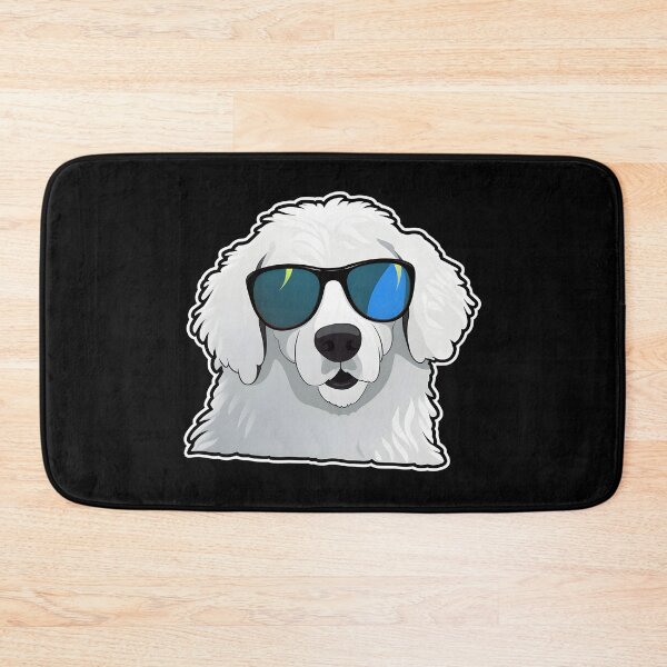 Item preview, Silly Glasses Kuvasz designed and sold by CUTEDOGGIEZ.