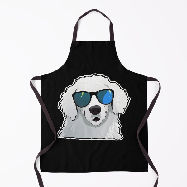 Item preview, Silly Glasses Kuvasz designed and sold by CUTEDOGGIEZ.