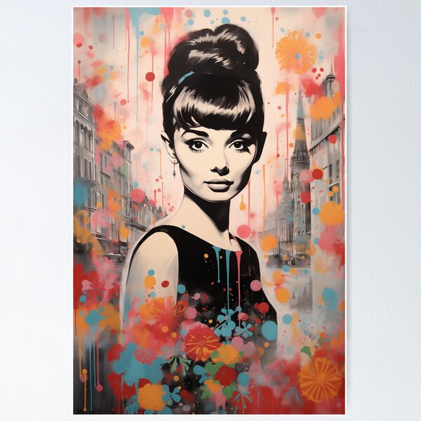 Item preview, Audrey Hepburn Streets designed and sold by ReverseWorld.