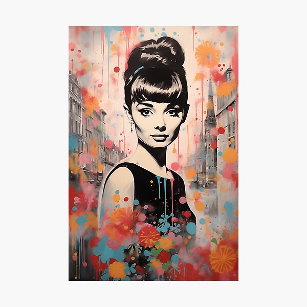 Item preview, Audrey Hepburn Streets designed and sold by ReverseWorld.