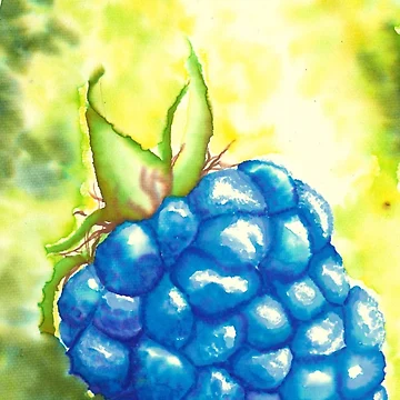 Artwork thumbnail, Blue Raspberry by Marie W