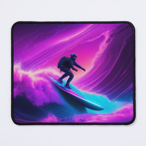 Item preview, Surfing colorful waves designed and sold by KilianSzmid.
