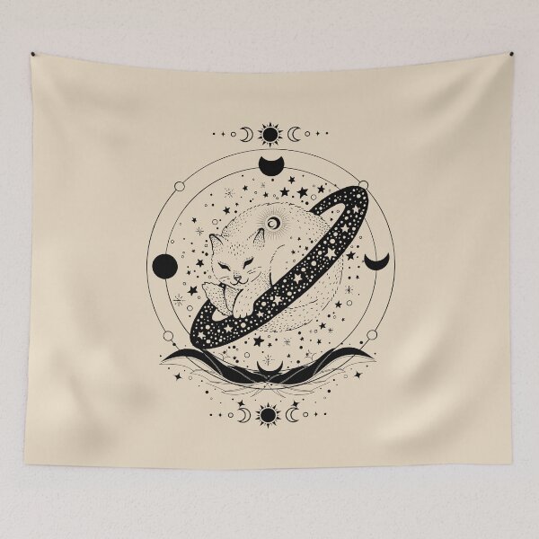 Item preview, Celestial Cat- Mystical Cat in Space  designed and sold by Lam Assia.