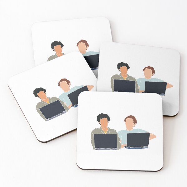 Item preview, Four Tet x Caribou old friends jam sesh vector illustration designed and sold by VibeFae.