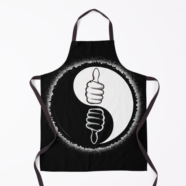 Item preview, Yin and yang sign with thumbs pointing up and down designed and sold by CoolVisionStd.
