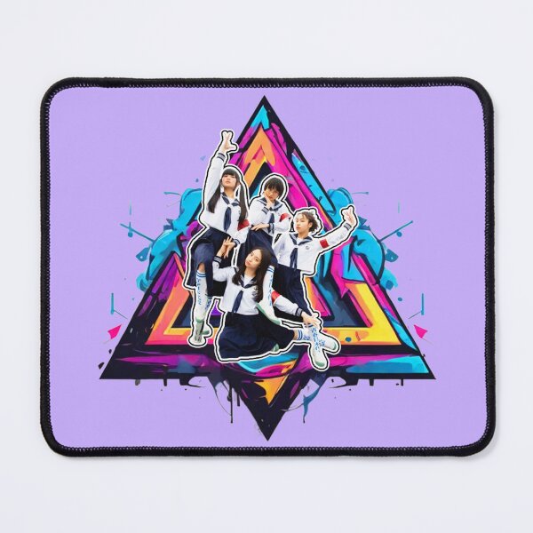 Item preview, Atarashii Gakko! Psychedelic Triangle, J-Pop Fan Art designed and sold by Burn-Ego.