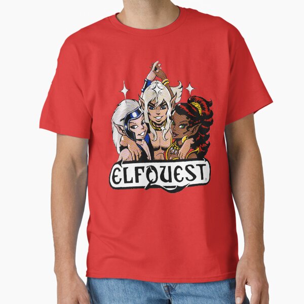 Vista previa del artículo con la obra «ElfQuest: Trío retro», diseñado y vendido por elfquest.
