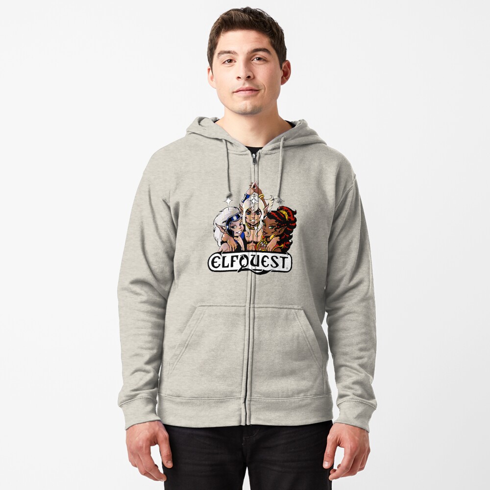Item preview, Zipped Hoodie designed and sold by elfquest.