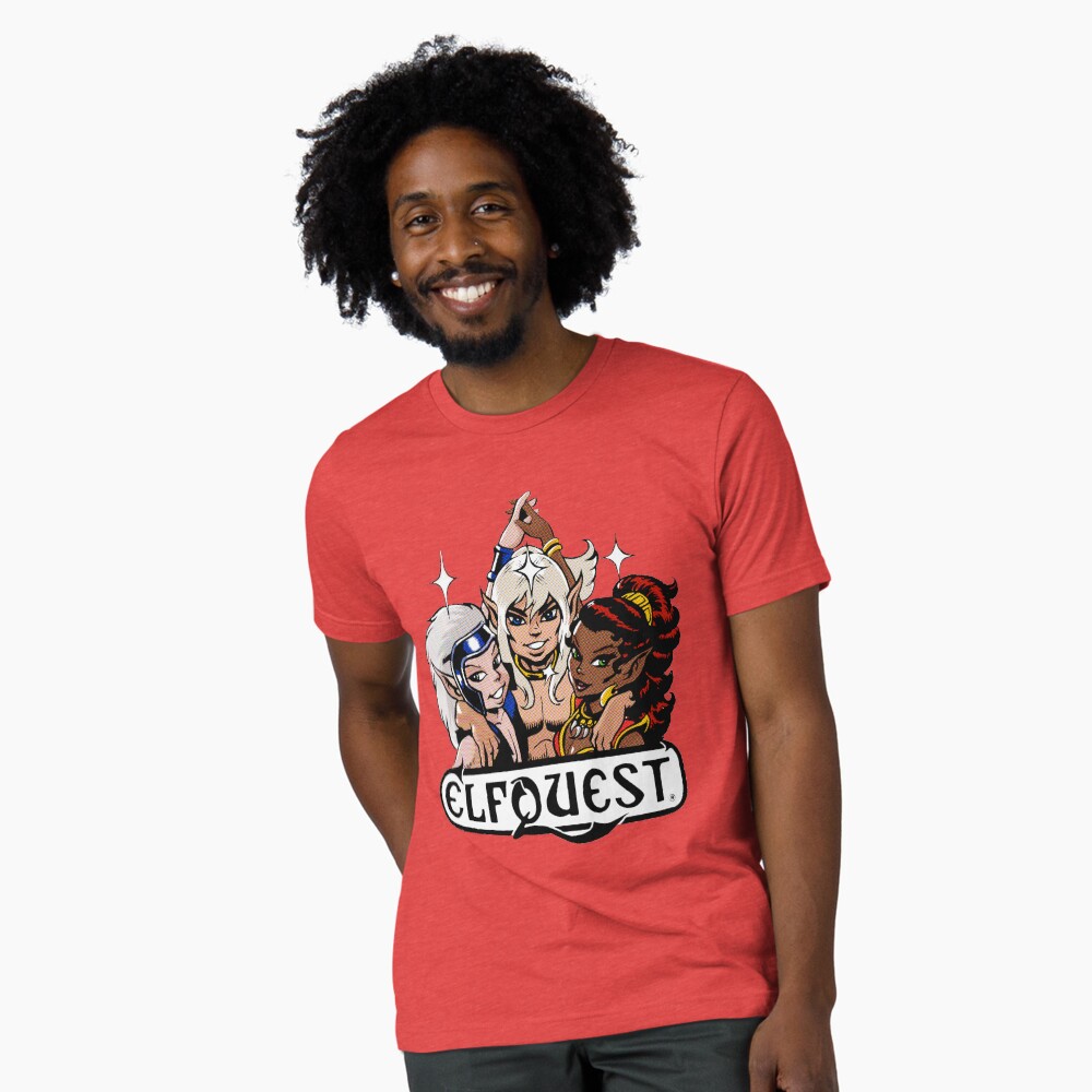 Aperçu de l'œuvre T-shirt chiné créée et vendue par elfquest.