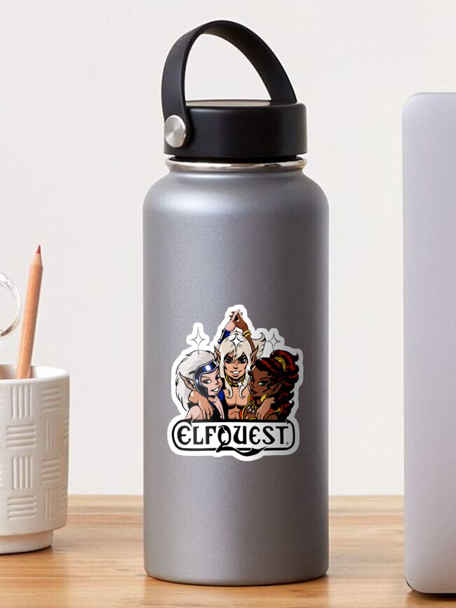 Thumbnail 1 of 3, Sticker, ElfQuest: Retro Trio designed and sold by elfquest.