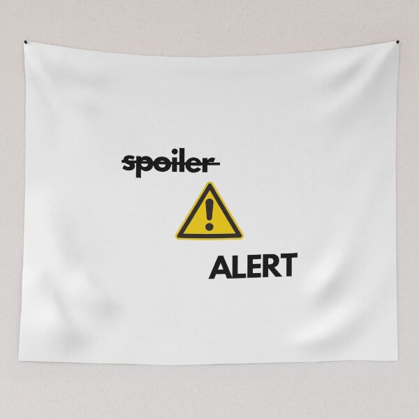 Item preview, spoiler alert designed and sold by TayyarProduct.