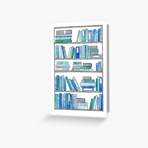 Item preview, Blue Bookcase designed and sold by Emma Mildred Cowell.