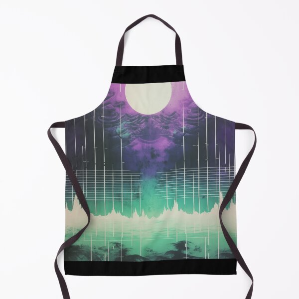 Item preview, Glitched Art Landscape of Full Moon designed and sold by Je-we.