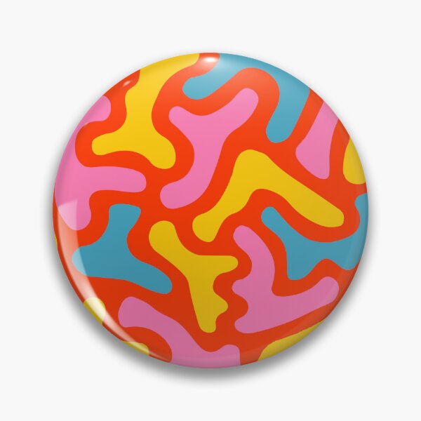 Item preview, Graphic Colorful Abstract Print - Red Pink Yellow Blue designed and sold by Jselz.