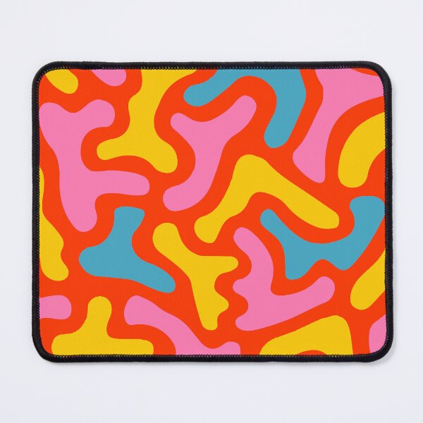 Item preview, Graphic Colorful Abstract Print - Red Pink Yellow Blue designed and sold by Jselz.