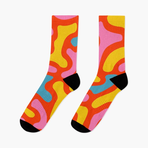 Item preview, Graphic Colorful Abstract Print - Red Pink Yellow Blue designed and sold by Jselz.