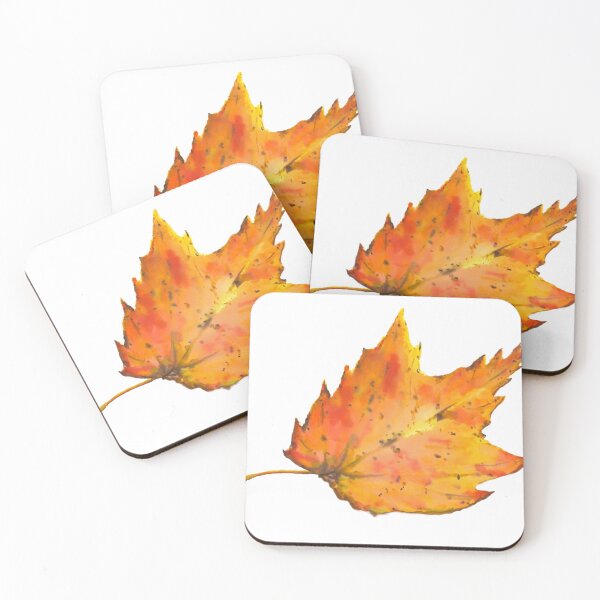 Item preview, Autumn Maple Leaf ~ Watercolor Handmade Art designed and sold by Marie W.