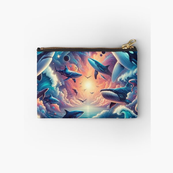 Item preview, Cosmic Ocean: Sharks and Whales in Space designed and sold by decmrArtistic.