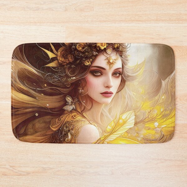 Item preview, Radiant Whispers: Golden Yellow Sprite Fantasy designed and sold by LeighEvalynn.