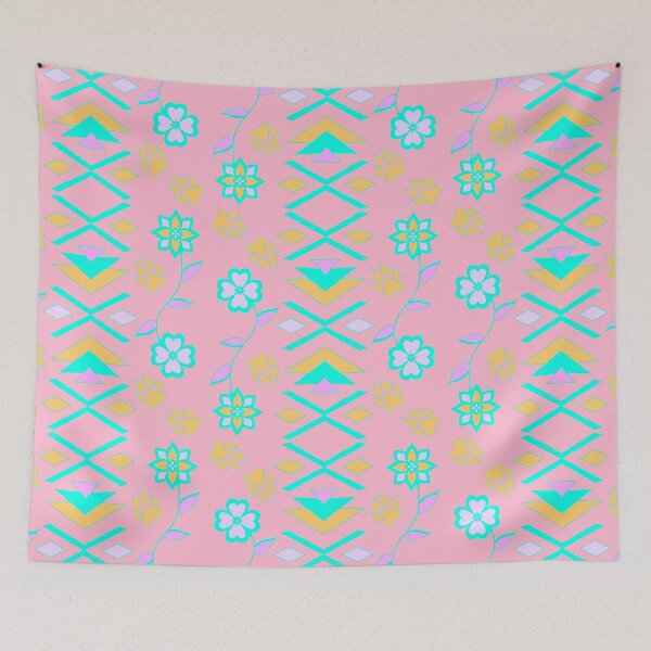 Item preview, Faded Pastel Wolf Floral designed and sold by Niibidoon.