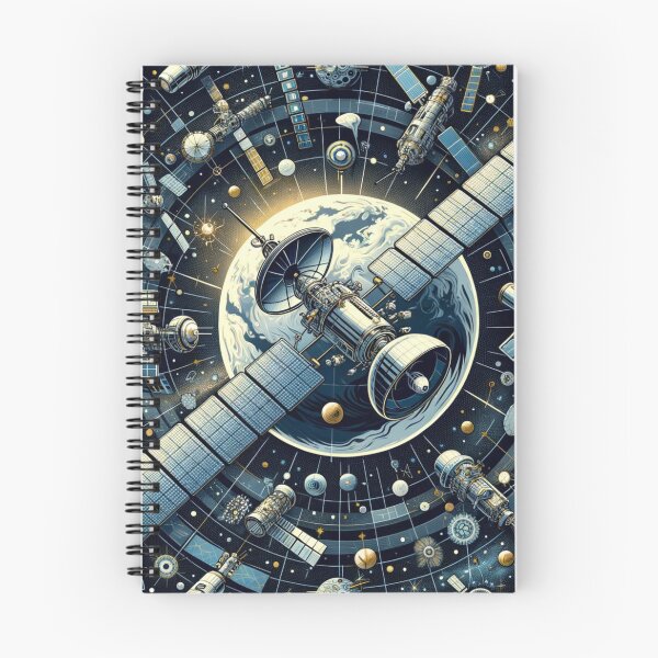 Item preview, Orbiting Satellites: Earth's Companions designed and sold by decmrArtistic.