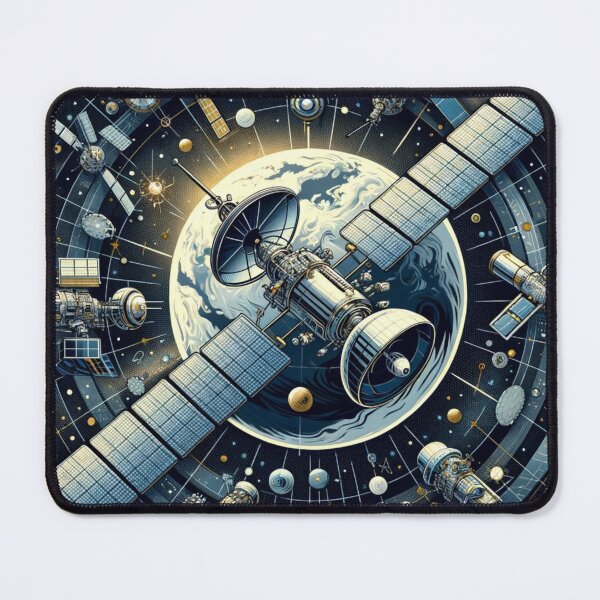 Item preview, Orbiting Satellites: Earth's Companions designed and sold by decmrArtistic.