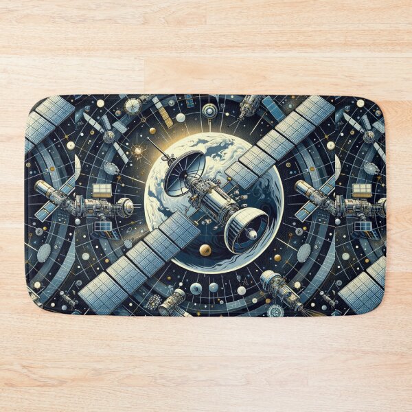 Item preview, Orbiting Satellites: Earth's Companions designed and sold by decmrArtistic.