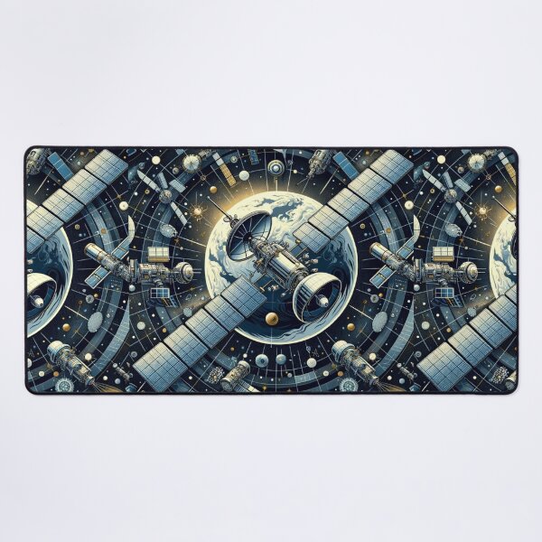 Item preview, Orbiting Satellites: Earth's Companions designed and sold by decmrArtistic.