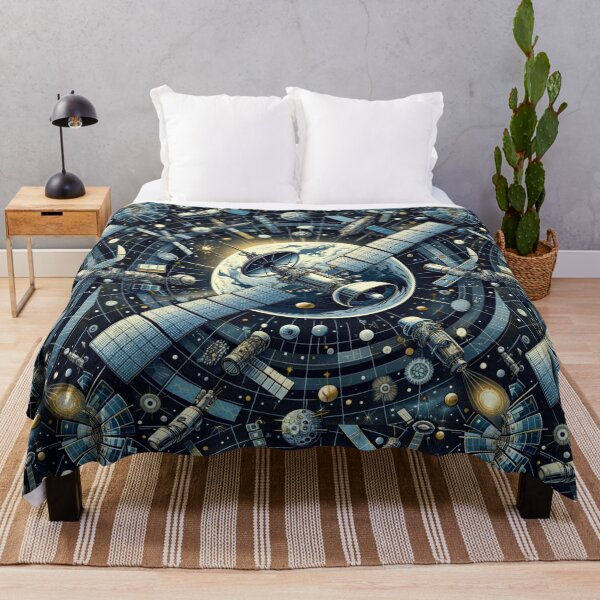 Item preview, Orbiting Satellites: Earth's Companions designed and sold by decmrArtistic.