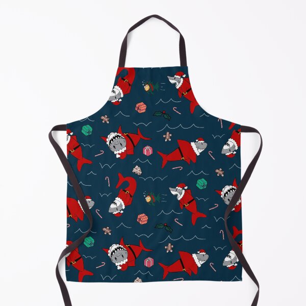 Item preview, Shark Santa pattern designed and sold by Quick Brown Fox Canada.