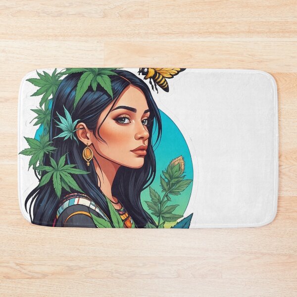 Item preview, Native American Poki Hoon tas with those drop dead eyes and flower designed and sold by wojysmokes.