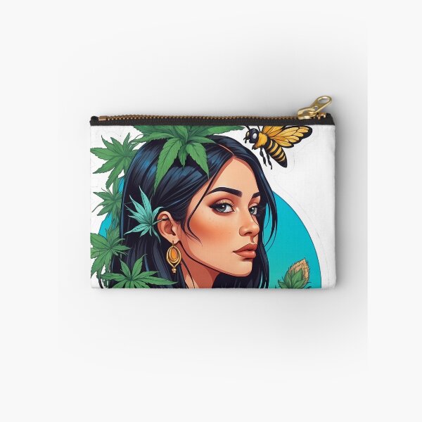 Item preview, Native American Poki Hoon tas with those drop dead eyes and flower designed and sold by wojysmokes.