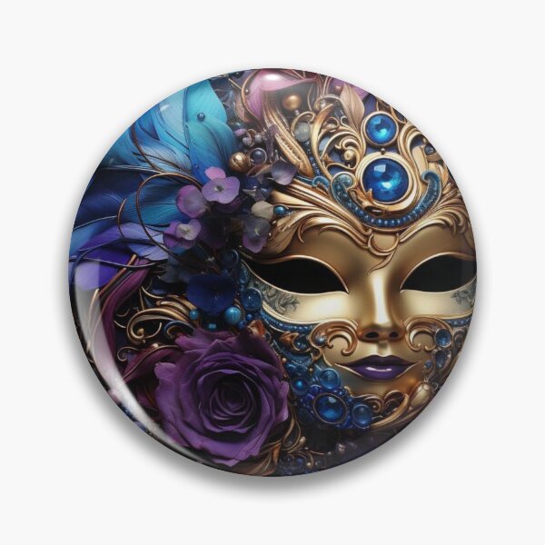 Item preview, blue mask designed and sold by pencil-art98.