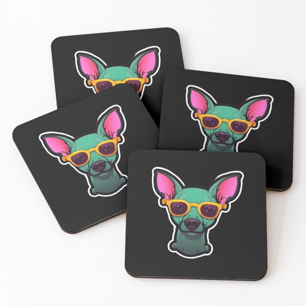 Item preview, Silly Glasses Mexican Hairless designed and sold by CUTEDOGGIEZ.