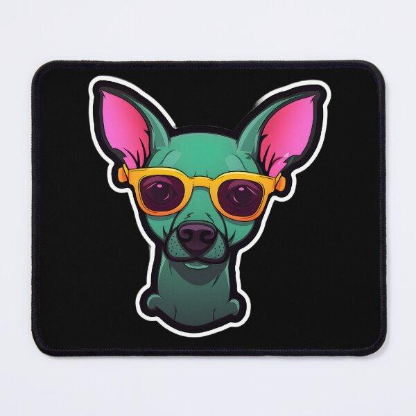 Item preview, Silly Glasses Mexican Hairless designed and sold by CUTEDOGGIEZ.