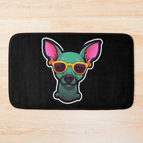 Item preview, Silly Glasses Mexican Hairless designed and sold by CUTEDOGGIEZ.