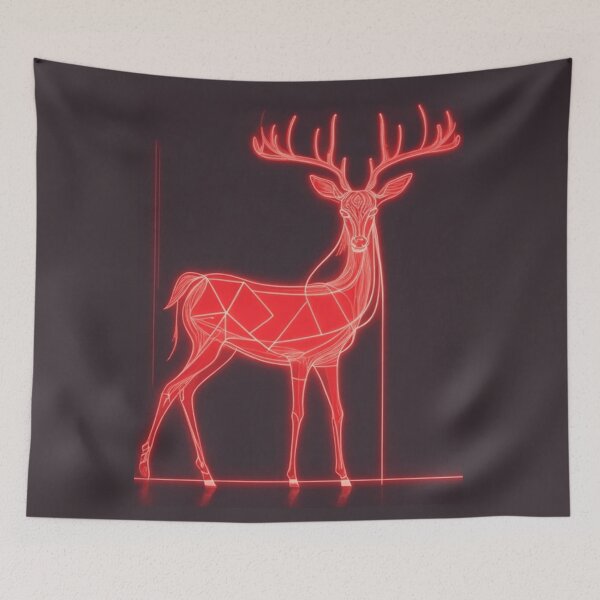 Item preview, Reindeer Blueprint designed and sold by bluepawprint.