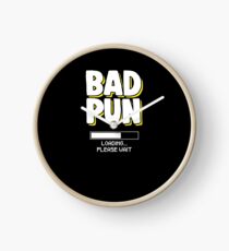 Funny Pun Joke Apparel Clock