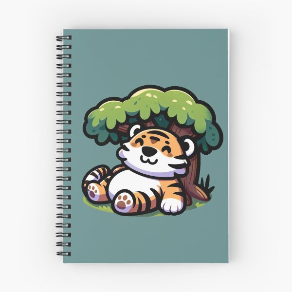 Item preview, tiger relaxed, tiger cute 3d , cute cartoon tiger, tiger sticker, tiger baby, animal stickers designed and sold by Netroder.