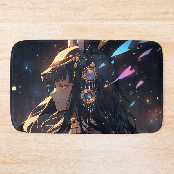 Item preview, Mystical Celestial Anubis Egyptian Mythology Anime Girl designed and sold by bubblegoth.