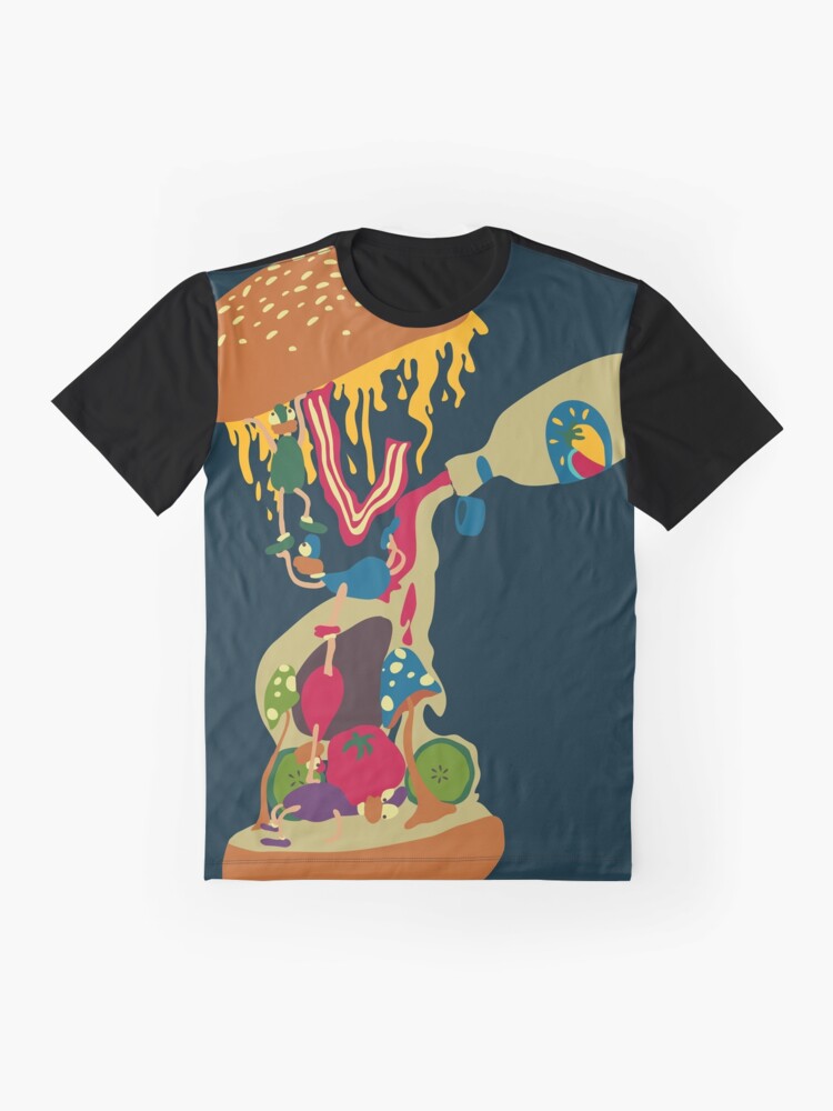 Alternate view of Burger Town Graphic T-Shirt