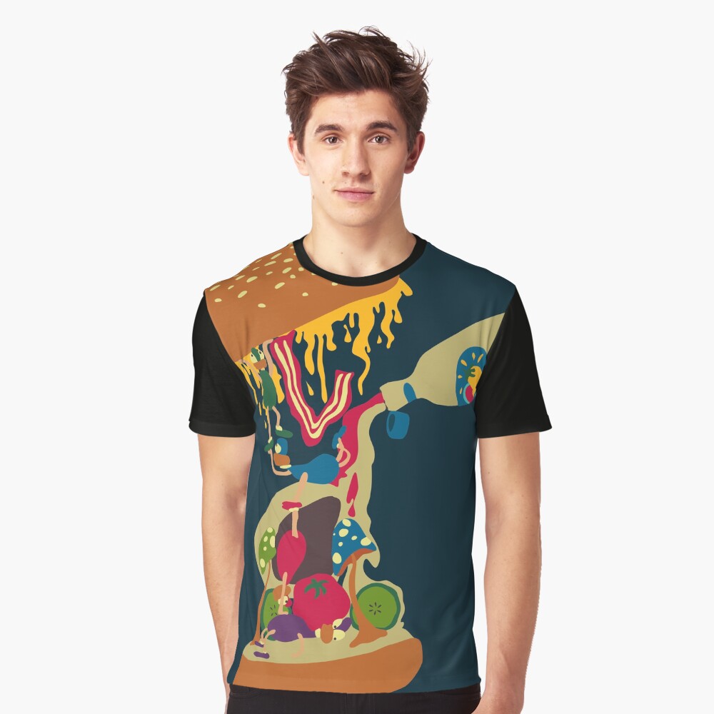 Burger Town Graphic T-Shirt